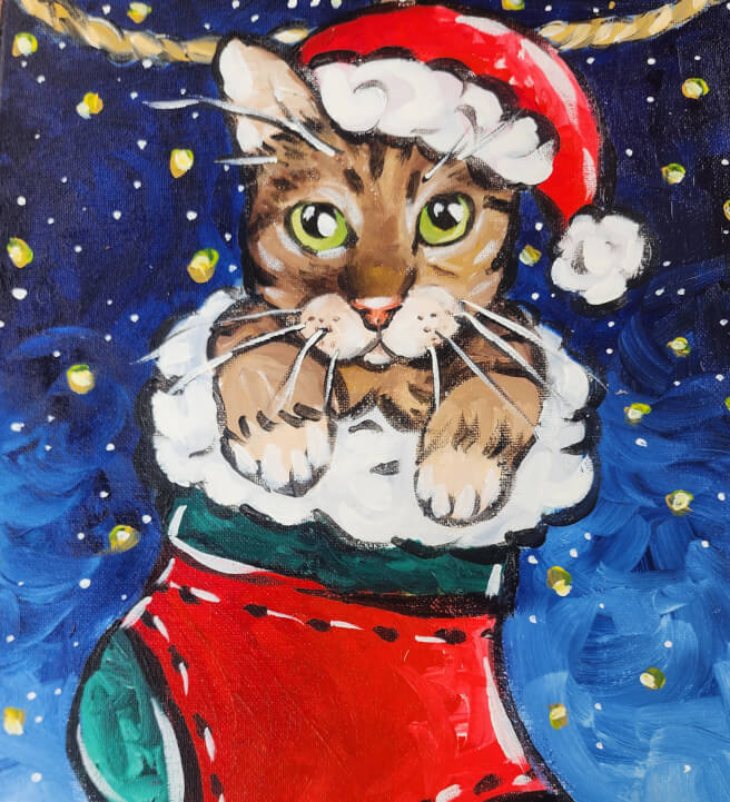 Paint Your Pet Class: Christmas Edition