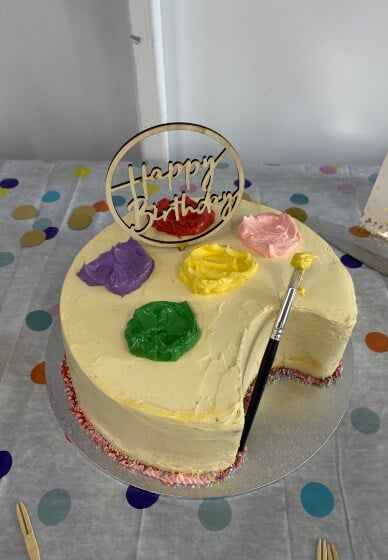11+ Birthday Cake Paint