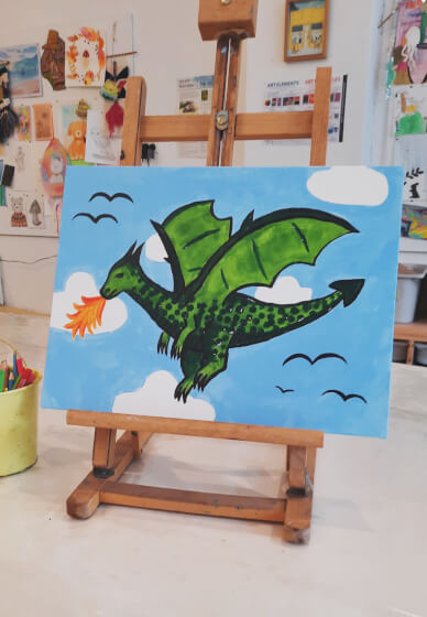 Painting Class for Kids: Mythical Creatures