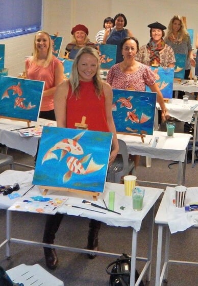 Painting Class for Team Building
