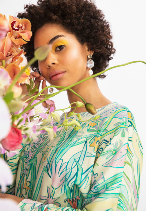 Painting Loose Florals for Textile Design