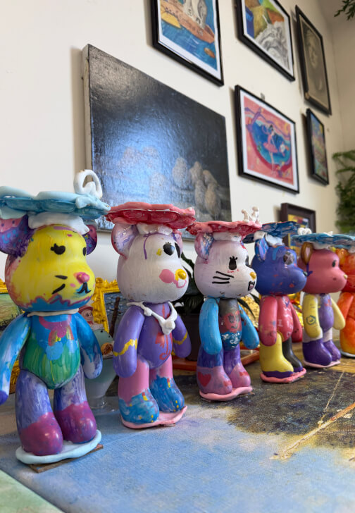 Painting on the Bear Workshop