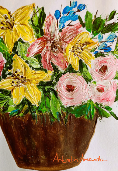 Palette Knife Painting Class - Joyful