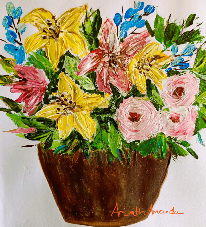 Palette Knife Painting Class - Joyful