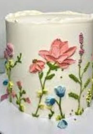 Palleted Flower Cake Decorating Class