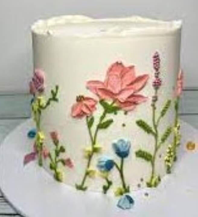 Palleted Flower Cake Decorating Class