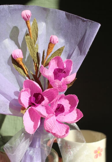 Paper Geraldton Wax Flower Workshop with Sweet Treats