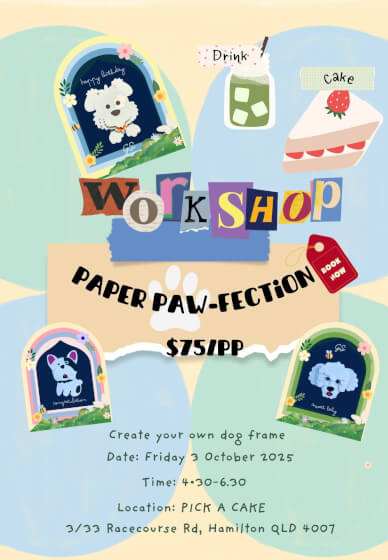 Paper Paw-fection Workshop, Creative Frame Workshop (Beginner)