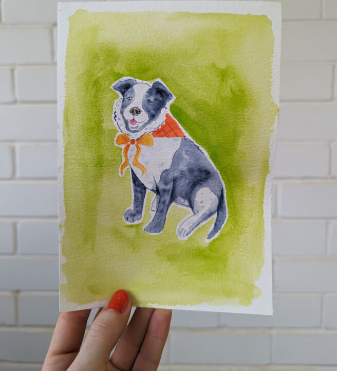 School Holiday Parent-Child Watercolour Pet Portraits Class