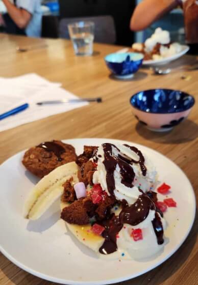 Pasta Making Class for Kids with Banana Split