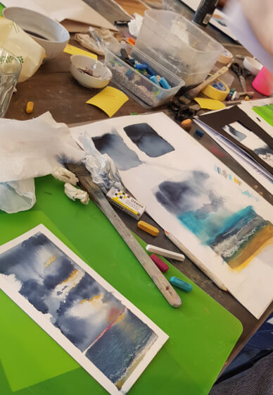 Pastels and Ink Workshop