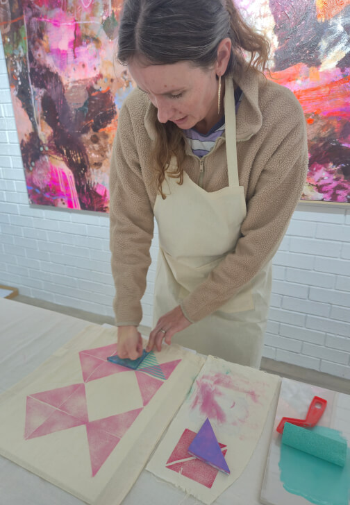 Pattern Play Block Printing Workshop