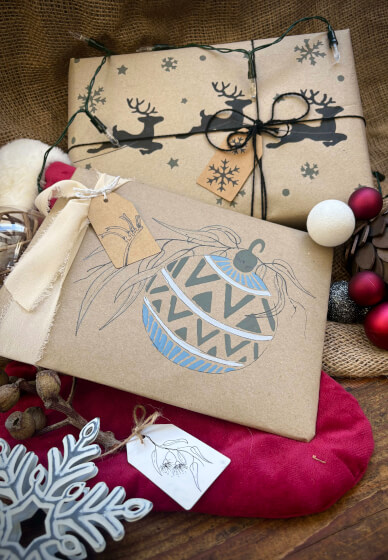 Personalised Gift Tags and Wrapping Paper Workshop