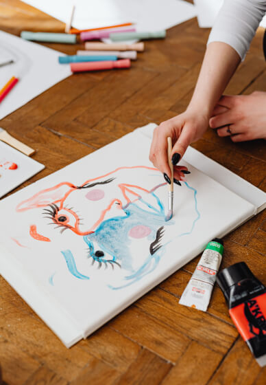 Personalised Wellness Art Workshop: One-on-one
