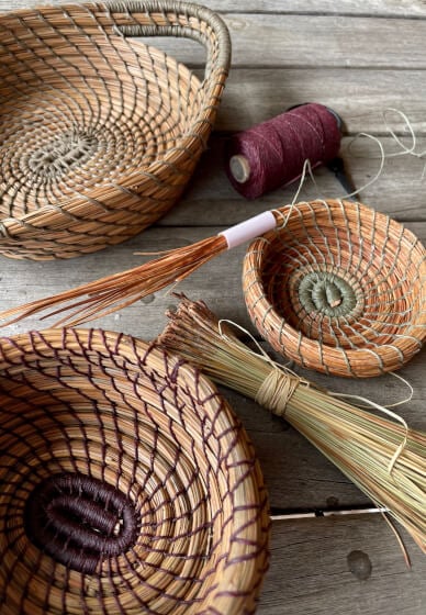 Pine Needle Basket Coiling Workshop