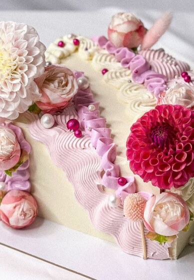 Piped Rectangle Cake Class