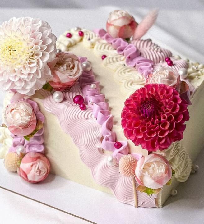 Piped Rectangle Cake Class