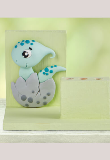 Ploymer Air Dry Clay Craft Class - Hatching Dino