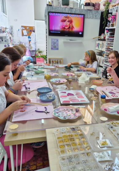 Polymer Clay Birthday Party Class for Kids