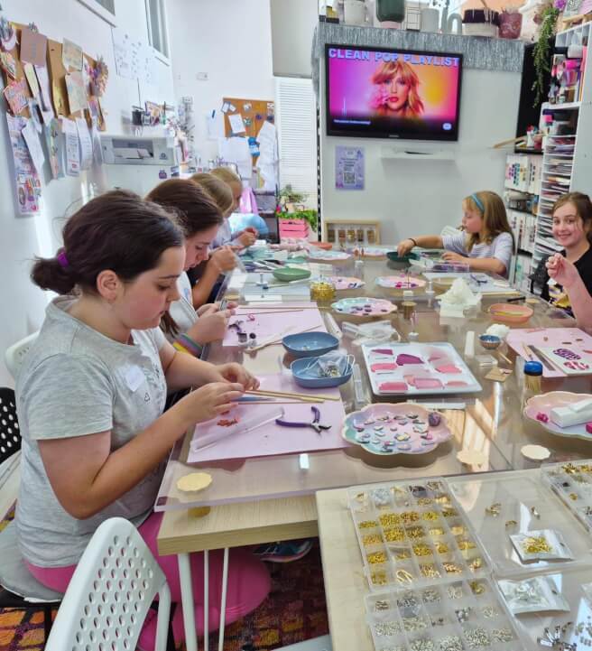 Polymer Clay Birthday Party Class for Kids