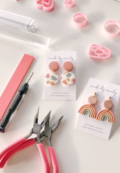 Polymer Clay Earring Workshop for Beginners