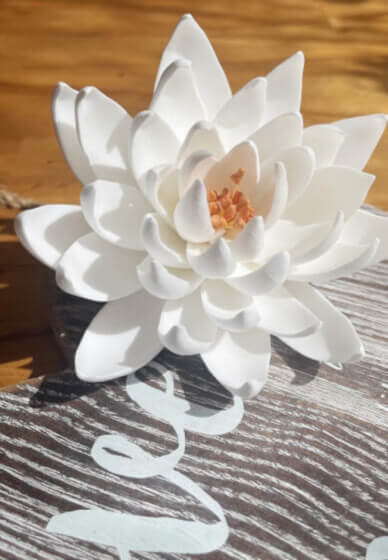 Polymer Clay Lotus Flower Workshop