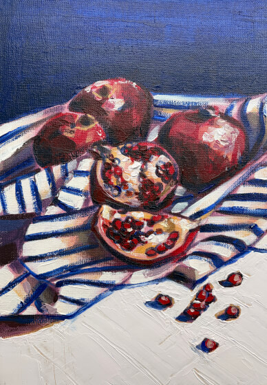 Pomegranate Acrylic Painting Workshop