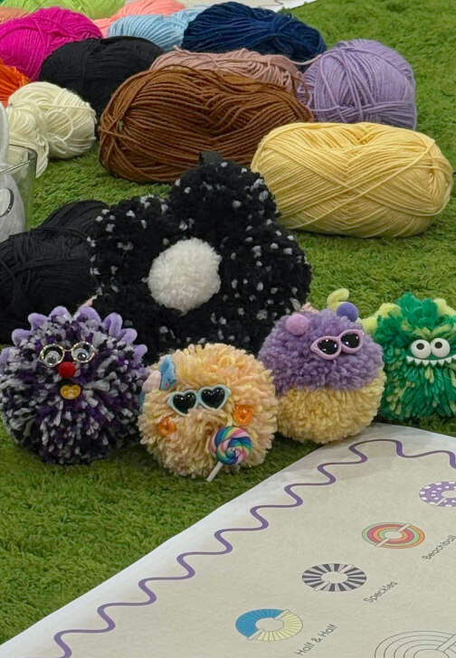 PomPom Monster Charm Class