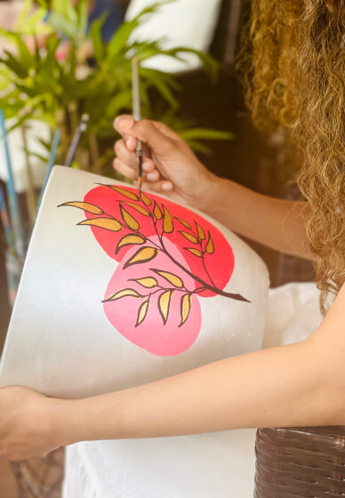 Pot Painting Class: In-studio and Mobile