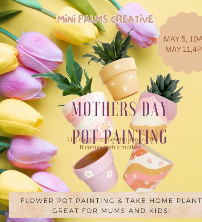 Pot Painting Mothers Day