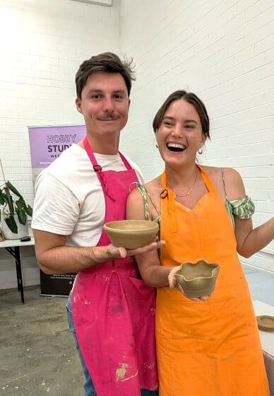 Pottery and Sip Class: Handmade Ceramic Mugs and Vases