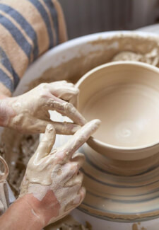 Pottery Wheel Throwing Class for Beginners