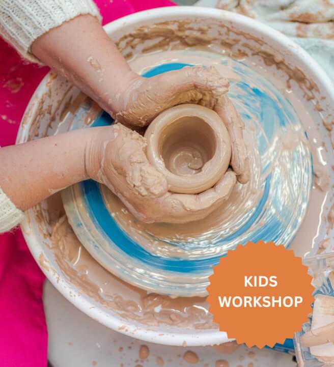 Pottery Wheel Workshop for Parents and Kids