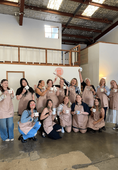 Pottery Workshop for Hens Parties, Birthdays, Team Building