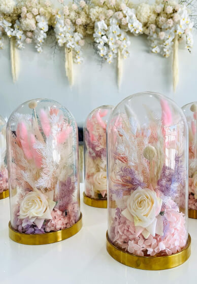 Preserved and Dried Flower Glass Dome Workshop