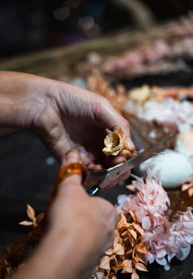 Preserved Hoop Wreath Workshop - Sorry - Sold Out