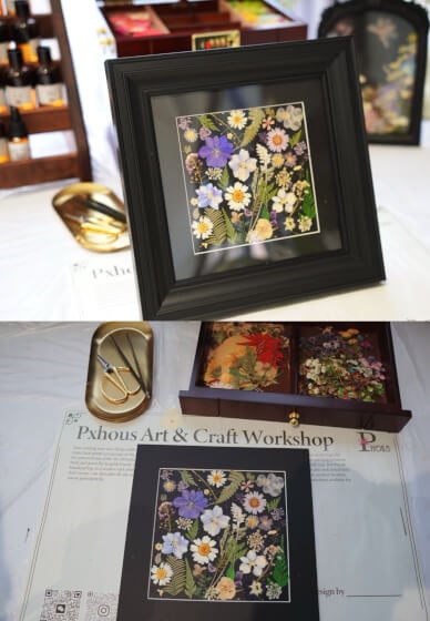 Pressed Flower Frame Art Workshop