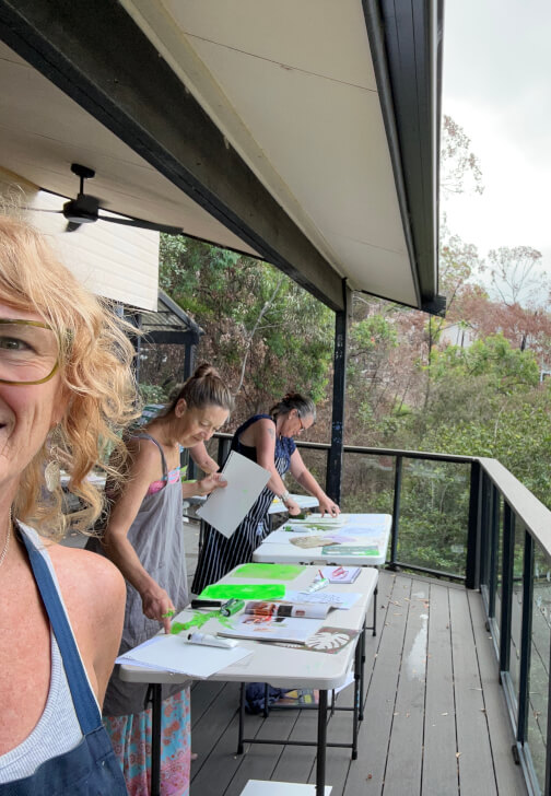 Print Making and Meditation Workshop