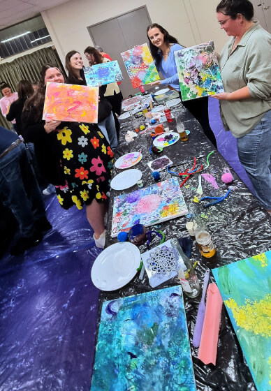 Private Abstract Art Workshop Experience