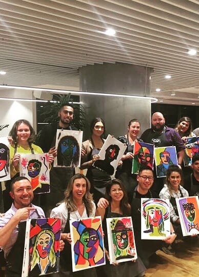 Private Group Paint and Sip Class