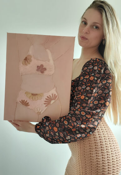 Private Paint and Sip Class: Paint Your Body Empowerment Art
