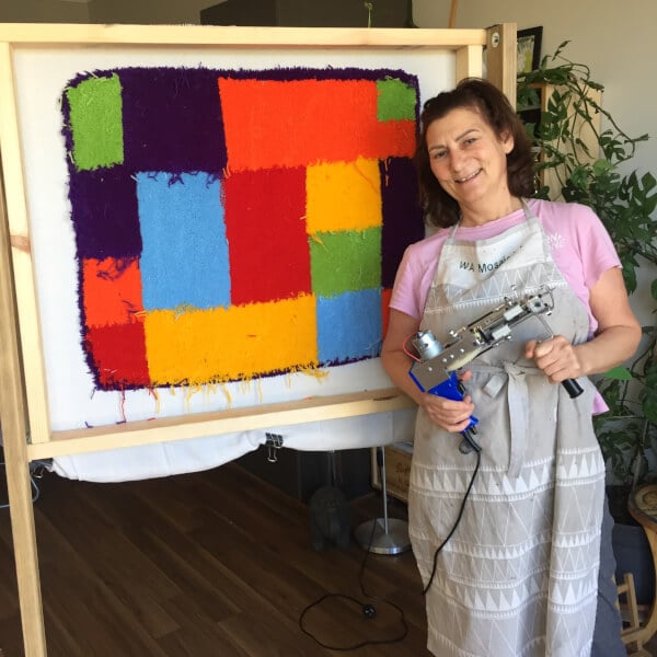 Private Rug Tufting Course Perth Gifts ClassBento