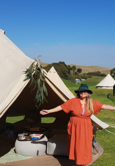 Private Tipi Art Party: Ceramics or Watercolours