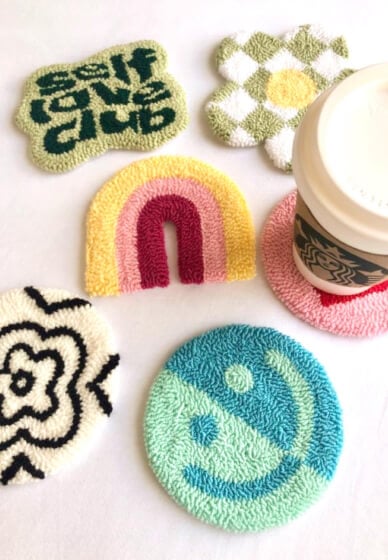Punch Needle Tufting Class: Make Rug Coasters