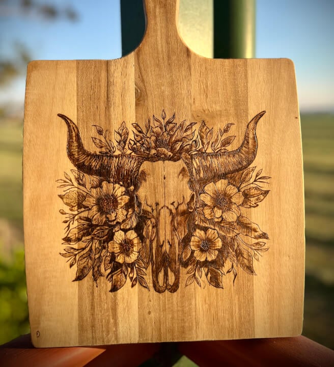 Pyography Workshop: Serving Board and Utensil