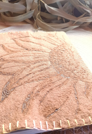 Pyrography - Felt - Burning - Journal Cover Class
