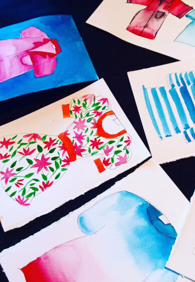 Quirky Watercolour Painting Workshop at a Laundromat