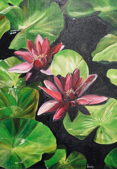 Reflections Oil Painting