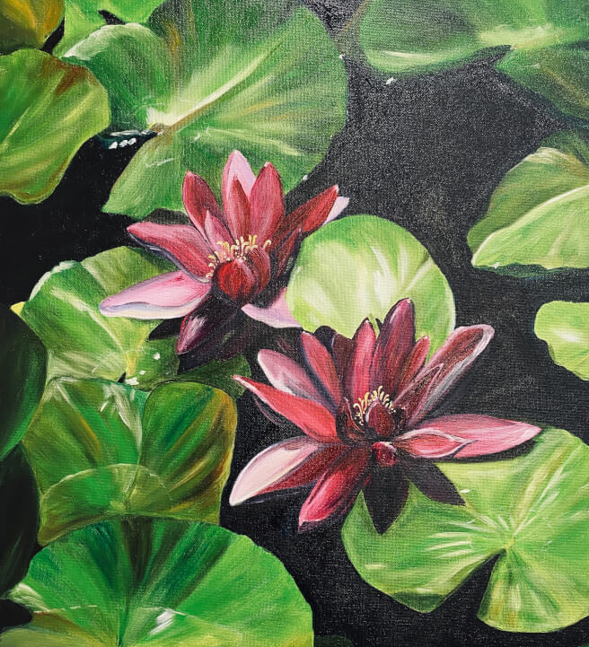 Reflections Oil Painting