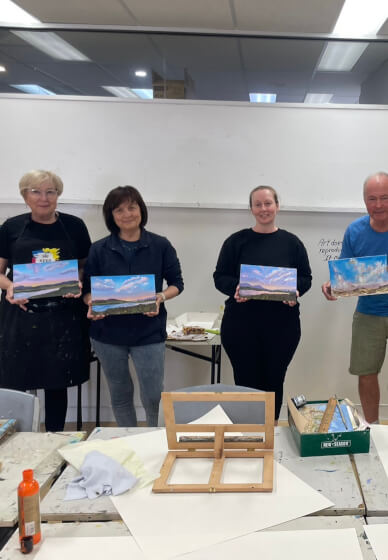Relaxed Pace Art Class